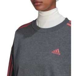 Adidas Sportswear Essentials Studio Lounge 3 Stripes Sweatshirt -Modaa Clothing Shop adidas sportswear essentials studio lounge 3 stripes sweatshirt 4