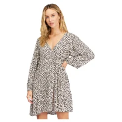 Billabong Secret Wish Long Sleeve Short Dress