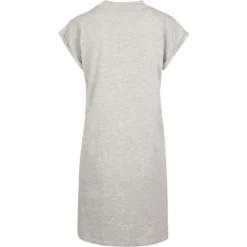 Build Your Brand Turtle Extended Shoulder Short Sleeve Short Dress -Modaa Clothing Shop build your brand turtle extended shoulder short sleeve short dress 3