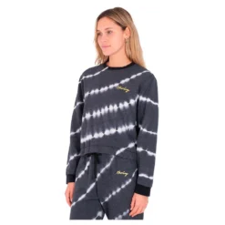 HURLEY Tie Dye Cropped Sweatshirt -Modaa Clothing Shop hurley tie dye cropped sweatshirt 2