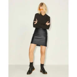Jack & Jones Rowe Faux Leather Mini Skirt JJXX -Modaa Clothing Shop jack jones rowe faux leather mini skirt jjxx 7