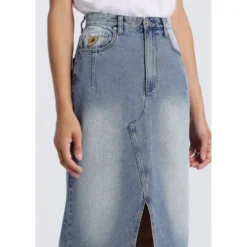 LOIS Jeans 133112-41038-2224 Denim Skirt -Modaa Clothing Shop lois jeans 133112 41038 2224 denim skirt 2