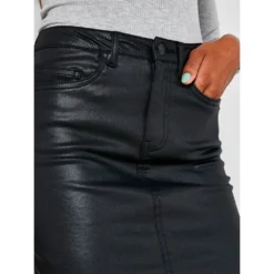 Noisy May Be Callie Chic Coated BG High Waist Skirt -Modaa Clothing Shop noisy may be callie chic coated bg high waist skirt 6