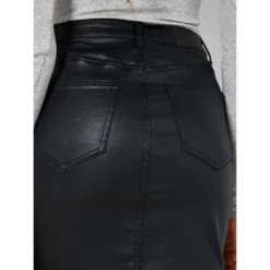 Noisy May Be Callie Chic Coated BG High Waist Skirt -Modaa Clothing Shop noisy may be callie chic coated bg high waist skirt 7