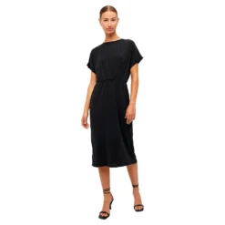 Object Annie New Short Sleeve Midi Dress 9 Object Annie New Short Sleeve Midi Dress -Modaa Clothing Shop object annie new short sleeve midi dress 4