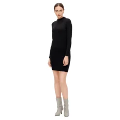 Object Thess Long Sleeve Knit Dress -Modaa Clothing Shop object thess long sleeve knit dress 4