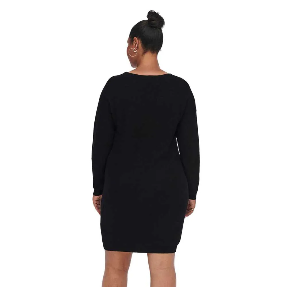 ONLY CARMAKOMA Esly V Neck Long Sleeve Dress 2 ONLY CARMAKOMA Esly V Neck Long Sleeve Dress - Image 2