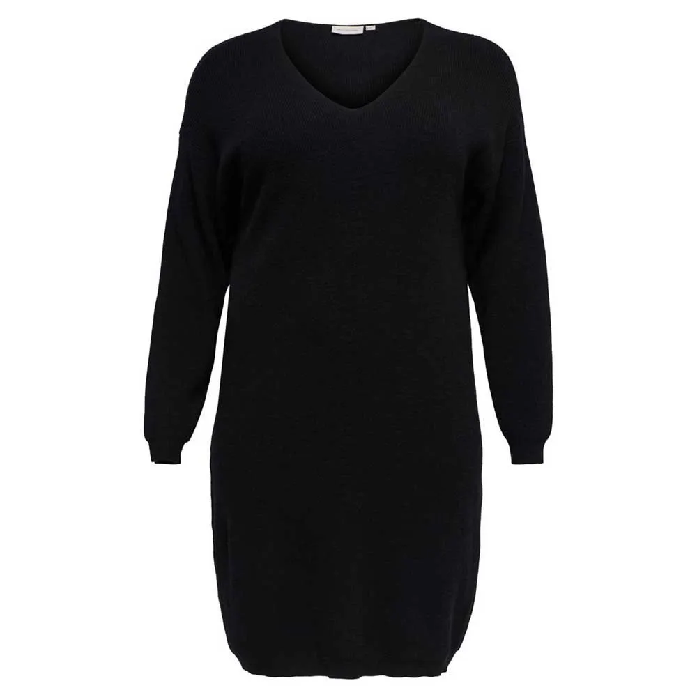 ONLY CARMAKOMA Esly V Neck Long Sleeve Dress 3 ONLY CARMAKOMA Esly V Neck Long Sleeve Dress - Image 3