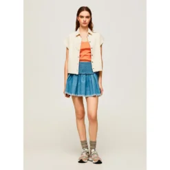 Pepe Jeans Dolly Mini Skirt -Modaa Clothing Shop pepe jeans dolly mini skirt 4