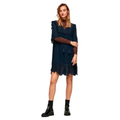 Pepe Jeans Flora Long Sleeve Dress -Modaa Clothing Shop pepe jeans flora long sleeve dress 6