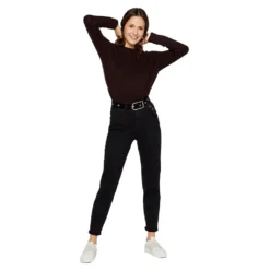 Pieces Kesia Mom High Waist Ankle Jeans 12 Pieces Kesia Mom High Waist Ankle Jeans -Modaa Clothing Shop pieces kesia mom high waist ankle jeans 5