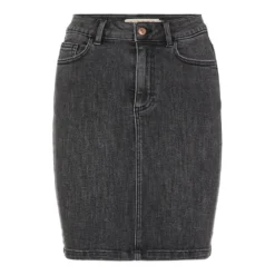 Pieces Lili Mid Waist Denim Skirt -Modaa Clothing Shop pieces lili mid waist denim skirt 2