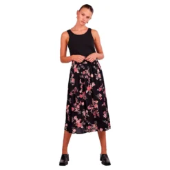 Pieces Nya High Waist Midi Skirt -Modaa Clothing Shop pieces nya high waist midi skirt 3