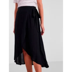 Pieces Tala Wrap Long Skirt -Modaa Clothing Shop pieces tala wrap long skirt 4