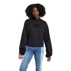REEBOK CLASSICS Mockneck Crew Sweatshirt