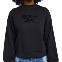 REEBOK CLASSICS Mockneck Crew Sweatshirt -Modaa Clothing Shop reebok classics mockneck crew sweatshirt 3