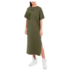 Replay W9014.000.23188P Short Sleeve Long Dress