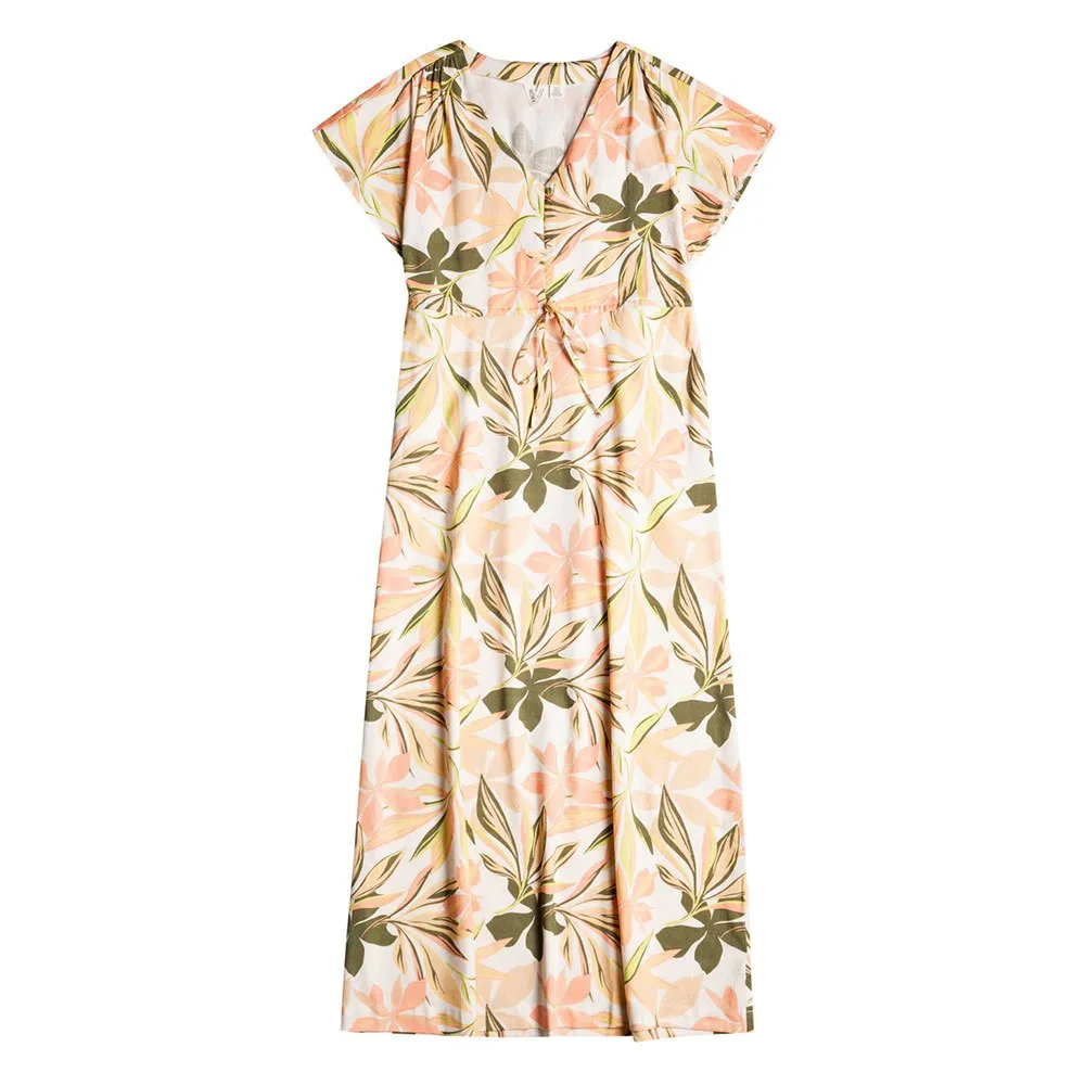 Roxy Dynamite Girl Again Short Sleeve Long Dress 1 Roxy Dynamite Girl Again Short Sleeve Long Dress