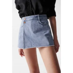 21006974 Denim Skirt -Modaa Clothing Shop salsa jeans 21006974 denim skirt 3