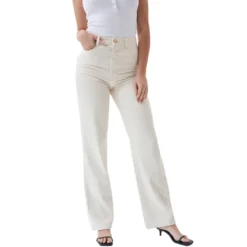 High Rise Straight Cru Jeans