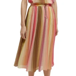 Scotch & Soda Pleated Chiffon Midi Skirt -Modaa Clothing Shop scotch soda pleated chiffon midi skirt 4