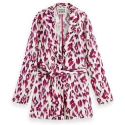 Scotch & Soda Printed Drapey Blazer