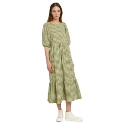 Tom Tailor Checked Midi Dress -Modaa Clothing Shop tom tailor checked midi dress 4