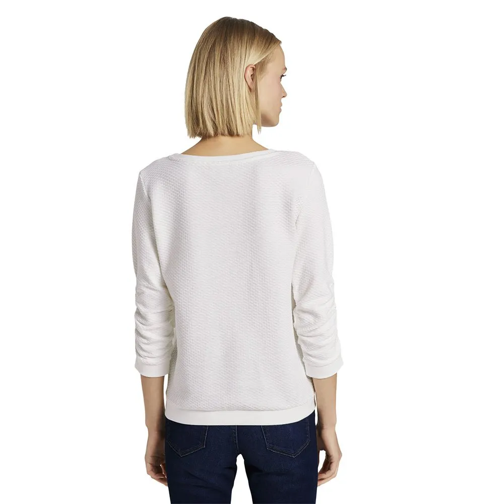Tom Tailor Structured Sweatshirt 2 Tom Tailor Structured Sweatshirt - Image 2