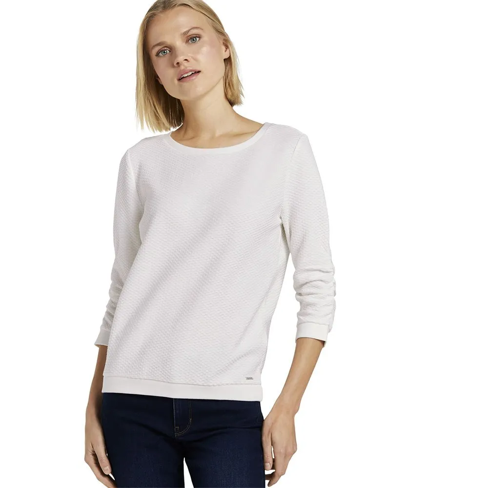 Tom Tailor Structured Sweatshirt 4 Tom Tailor Structured Sweatshirt - Image 4