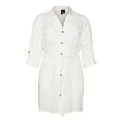 Vero Moda Curve Bumpy Long Sleeve Dress -Modaa Clothing Shop vero moda curve bumpy long sleeve dress 2