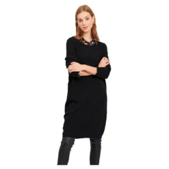 Vila Ril Long Sleeve Knit Dress