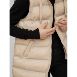 Vila Trish New Padded Long Vest -Modaa Clothing Shop vila trish new padded long vest 5