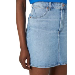 Wrangler W22V68177 Mom Denim Skirt 6 Wrangler W22V68177 Mom Denim Skirt -Modaa Clothing Shop wrangler w22v68177 mom denim skirt 2