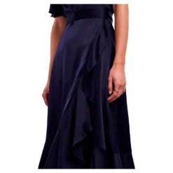 YAS Thea Wrap Short Sleeve Midi Dress -Modaa Clothing Shop yas thea wrap short sleeve midi dress 4